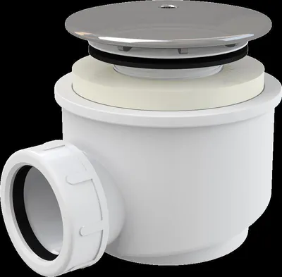Image de Alcadrain A47CR-60 Garniture d'écoulement pour les receveurs de douche, chromée Ø 60