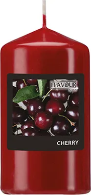 Produktbild von Flavour by GALA "Flavour by GALA" Duft-Stumpenkerze Ø 58 mm · 110 mm bordeaux - Cherry | Schrumpffolie (1 Stück)