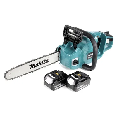 Produktbild von Makita DUC 353 M2 Akku Kettensäge 36V ( 2x18V ) Brushless 35 cm + 2x 4,0 Ah Akku - ohne Ladegerät