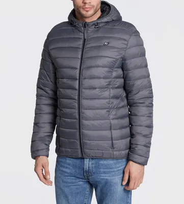 Image de BLEND Veste matelassée légère Veste de transition matelassée avec capuche Taille : XL