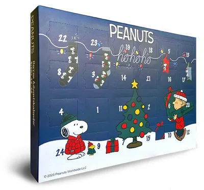 Produktbild von Peanuts Socken Adventskalender : 42-46 : mehrfarbig Größe: 42-46 Farbe: mehrfarbig