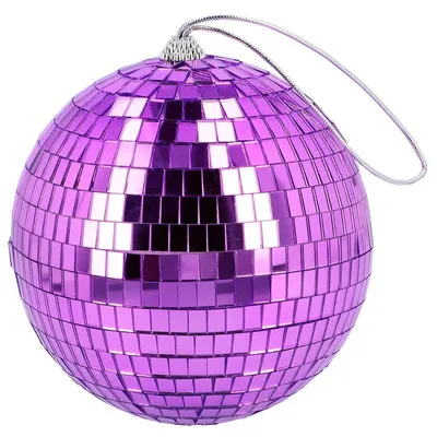 Produktbild von Disokugel lila Disco Party Deko Ø 15 cm