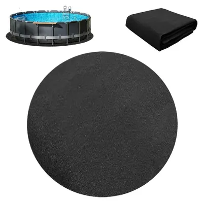 Produktbild von Runde Schutzmatte für Pool 305 cm, Faltbare Wasserabsorbierende Unterlage