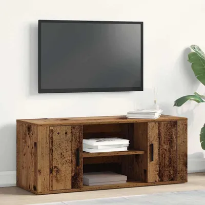 Immagine prodotto di Maison Exclusive - Mobile TV 100 x 35 x 40 cm, realizzato in legno massello e pannelli di legno