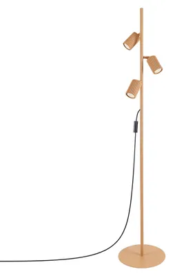 Produktbild von Stehlampe KARBON 3 golden 3xGU10 10W Aluminium 155x30x30cm Sollux Lighting