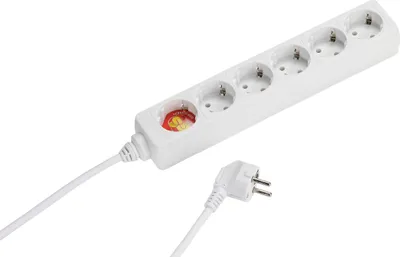 Produktbild von VIVanco™6-fach Steckdosenleiste (28258)