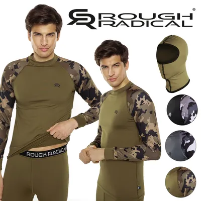 Obrázek produktu pro Pánské termoprádlo RR Shooter Camo Army + Balaclava - Khaki - 3XL
