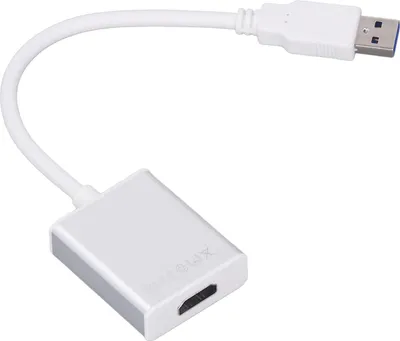 Obrázek produktu pro Adaptér USB 3.0 na HD multimediální rozhraní Hliníková slitina Volný disk Převodník USB na HD výstup pro notebooky Stříbrná barva