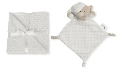 Produktbild von Interbaby - Blasen Decke 80X110 CMS. + Dou Dou 28X17 CMS. - Mod. Osito - Beige