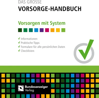 Produktbild von Das Große Vorsorge-Handbuch