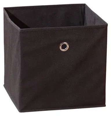 Image de Boîte de rangement cube 32 cm - Winny - Noir