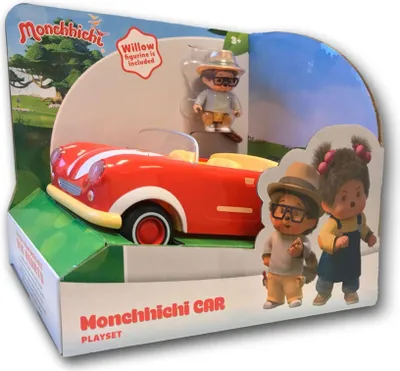 Produktbild von Silverlit Monchhichi Auto mit Weide - Spielzeugset