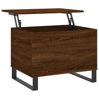Immagine prodotto di vidaXL Tavolino da salotto effetto rovere marrone 60x44,5x45 cm in materiale composito