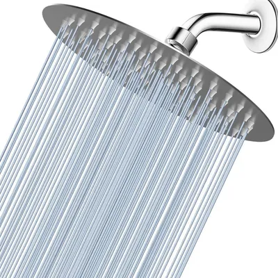 Obrázok produktu pre Sprchová hlavica Regenbrause, 20 cm, nerezová oceľ, brúsená povrchová úprava, montáž na stenu alebo strop
