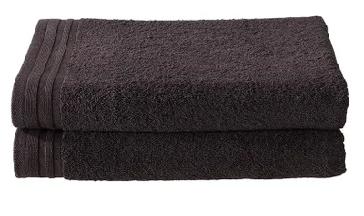 Produktbild von badetücher 140 x 70 cm Baumwolle braun 2 Stück