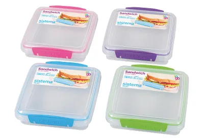 Produktbild von Sistema 21647, Brotdosenset, Pubertät, Mehrfarbig, Einfarbig, Rechteckig, Neuseeland