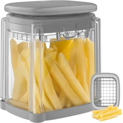Imagen del producto de Cortador de verduras y frutas Schneider, con cuchilla de acero inoxidable de 10x10 mm, multifuncional