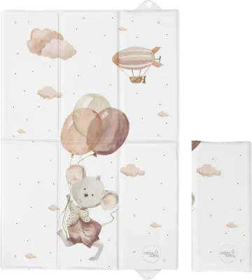Zdjęcie produktu dla CEBA BABY Podróżna mata do przewijania (80x50) Basic Mouse