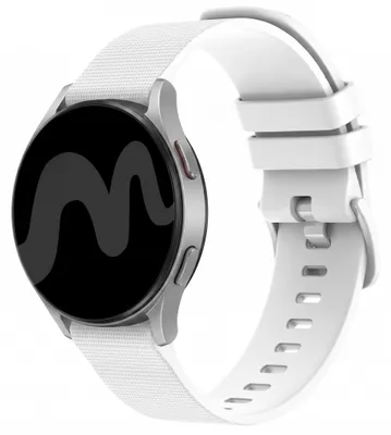 Productafbeelding van imoshion Siliconen sport bandje met gesp - Universeel 20 mm aansluiting - Wit, AI-gegenereerde afbeelding