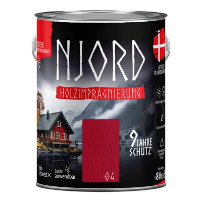 Produktbild von Holzimprägnierung NJORD 5L Holzschutz (04) Fischerhutte Schutzlack Wetterfest