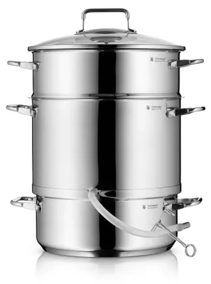 Produktbild von WMF Multi Juicer 07.9780.9990 Kochtopf inkl. Deckel, Edelstahl, 25 cm Durchmesser, Induktionsherd-geeignet