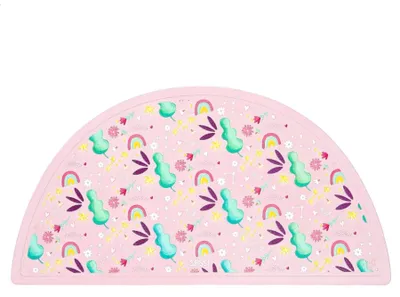 Produktbild von Silikon Tischset Tiere - 42 x 22 cm - Rose | by Sassi Junior