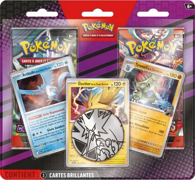 Zdjęcie produktu dla Asmodee Pokémon : pack 2 boosters Q4 25 (Blister) 3 c.p., Kreskówka, 3 szt., Wielobarwny, 91 g, Pudełko, 10 min