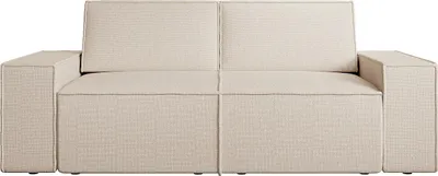 Produktbild von 2-Sitzer Sofa - Strukturstoff - Beige - AMELIA