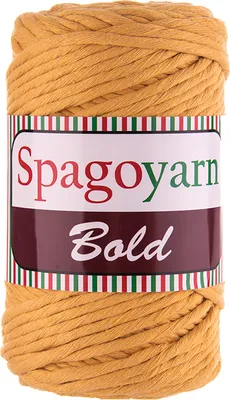 Produktbild von 250g Strickgarn Bold Strickwolle Häkelgarn Makramegarn Uni große Farbwahl, Farbe:gelb
