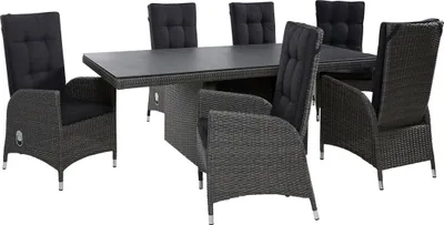 Produktbild von LC Garden »Barcelona« Gartenset grau-mix Dining Set Sitzgruppe