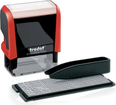 Produktbild von trodat Textilstempel Set Printy 4911 schwarz