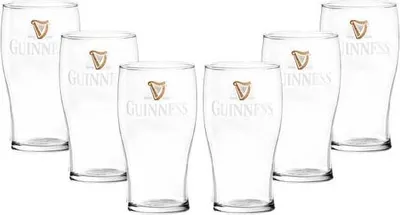 Produktbild von Guinness Gläser Set - 6X 0,2L geeicht