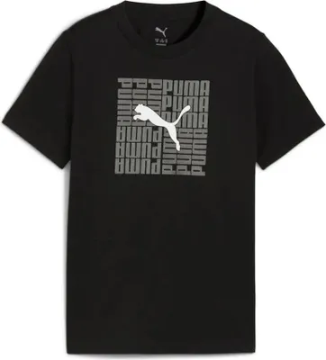 Produktbild von Kinder-T-Shirt Puma Graphic Box Tee B Schwarz