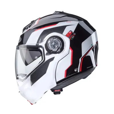 Produktbild von CABERG DUKE EVO MOVE Klapphelm XL in rot/schwarz/weiß