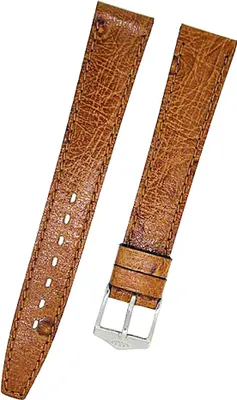 Produktbild von FORTIS Uhrenarmband LEDER Braun mit brauner Naht 14mm NEU
