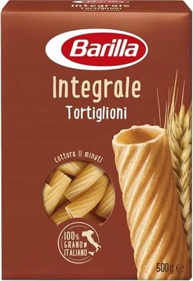 Obrázek produktu pro Barilla Tortiglioni celozrnné těstoviny 500 g