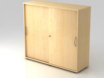 Produktbild von Schiebetürschrank 1753S BM, 3 OH 120 x 40 x 110 cm (BxTxH)