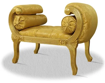 Image de Casa Padrino Tabouret baroque or 90 x 40 x h. 65 cm - Banquette de luxe