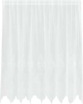 Immagine prodotto di vidaXL Tenda in pizzo con tende floreali bianche 180 x 200 cm poliestere