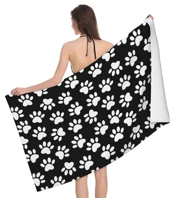 Image de Serviette de plage en microfibre, séchage rapide, 80 x 130 cm