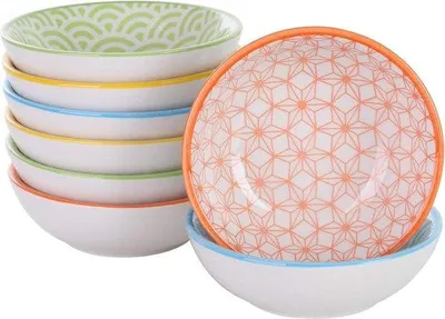 Produktbild von Keramische Dipschaal Set mit Kräutertöpfen für Snack und Sushi