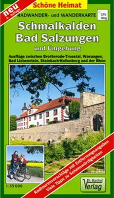 Produktbild von Schmalkalden, Bad Salzungen und Umgebung 1 : 35 000 Radwander- und Wanderkarte
