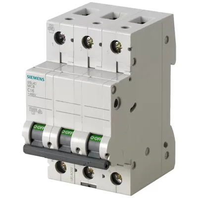 Obrázok produktu pre Siemens Leitungsschutzschalter 3polig 32 A 400 V 5SL4332-7 (5SL4332-7)