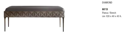 Produktbild von Hocker Sofa Pouf Polster Beistellhocker Fußhocker Ottomane Sitz Bank Artdéco Neu