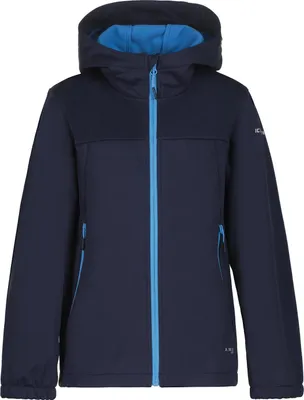 Produktbild von Icepeak Kline Jr Softshelljacke Kinder Jr mit Kapuze, Farbe:Dunkelblau, Kinder Größen:140