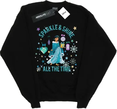 Produktbild von Disney - "Sparkle And Shine" Sweatshirt für Damen BI33056 (S) (Schwarz)