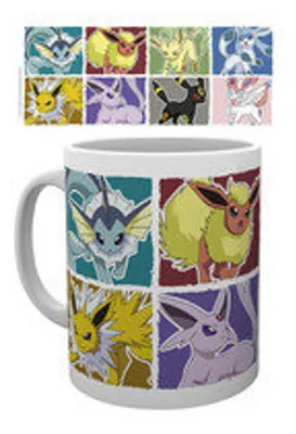 Obrázek produktu pro Pokémon - Hrnek "Evoli Evolution" šálek kávy hrnek Evee