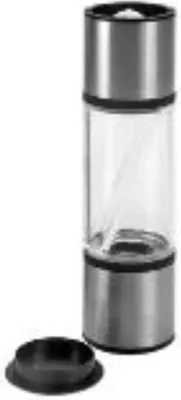 Produktbild von Metaltex 25.28.08, Salz- & Pfeffermühle, Edelstahl, Transparent, Edelstahl, Keramik, 200 mm