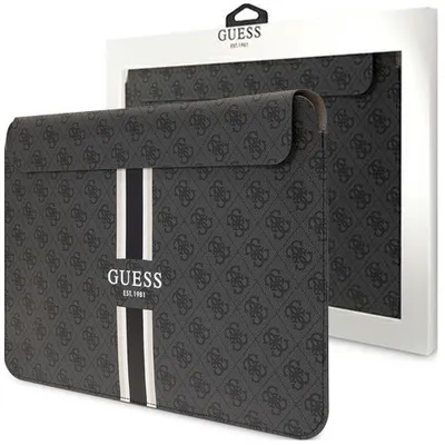 Produktbild von Etui Guess Gucs16P4Rpsk 16"" Czarny/ Schwarz 4G Gedruckte Streifen