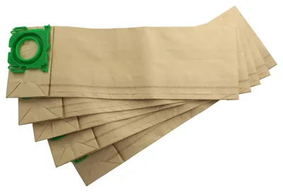 Produktbild von vhbw 5x Staubbeutel Ersatz für Sebo 6629ER, 6629 AM, 6629 für Staubsauger - 41,1cm x 13,2cm braun